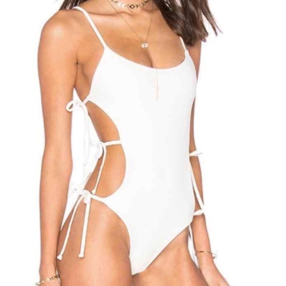 Lover & Friends Lindsay Side Tie One Piece Swimsuit XS